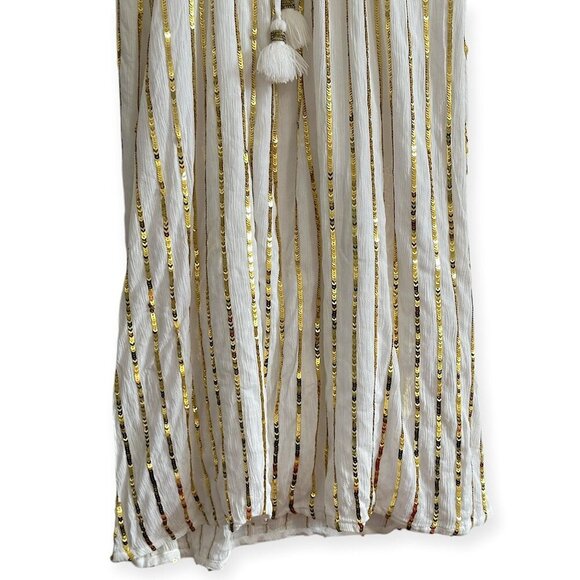Sundress Madeline Dress in Off White & Gold Sequins, Size XS, New with tag - Picture 9 of 15